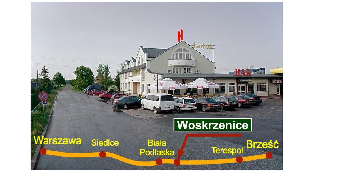 Hotel Lotos Woskrzenice Duze Exterior photo
